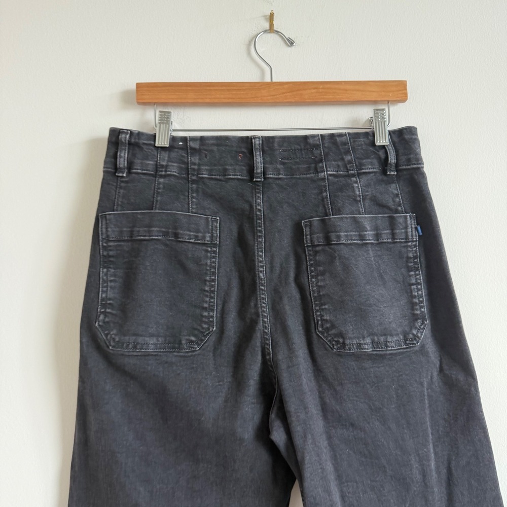 Anthropologie Pilcro Colette Croppd Denim Pants in Black Size 32 - Picture 8 of 8